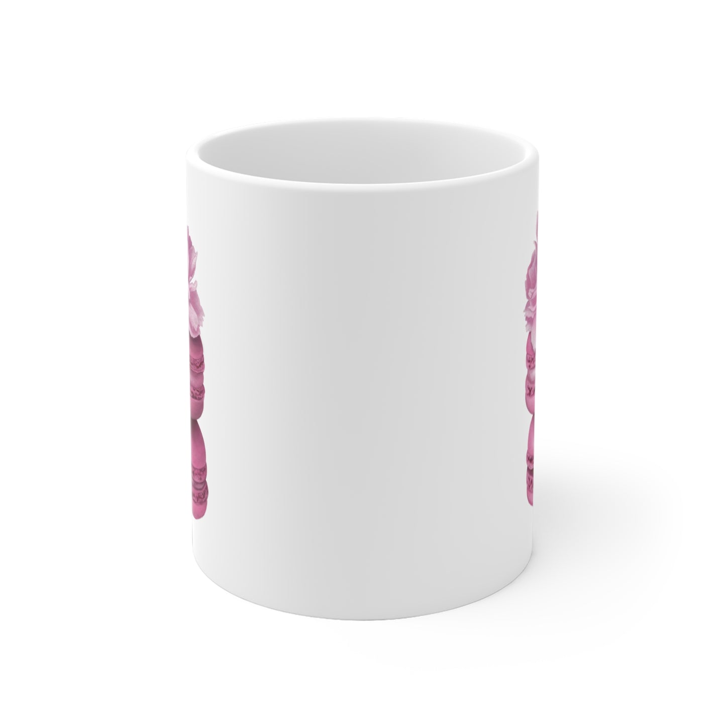 Cherry Blossom Macarons Ceramic Mug