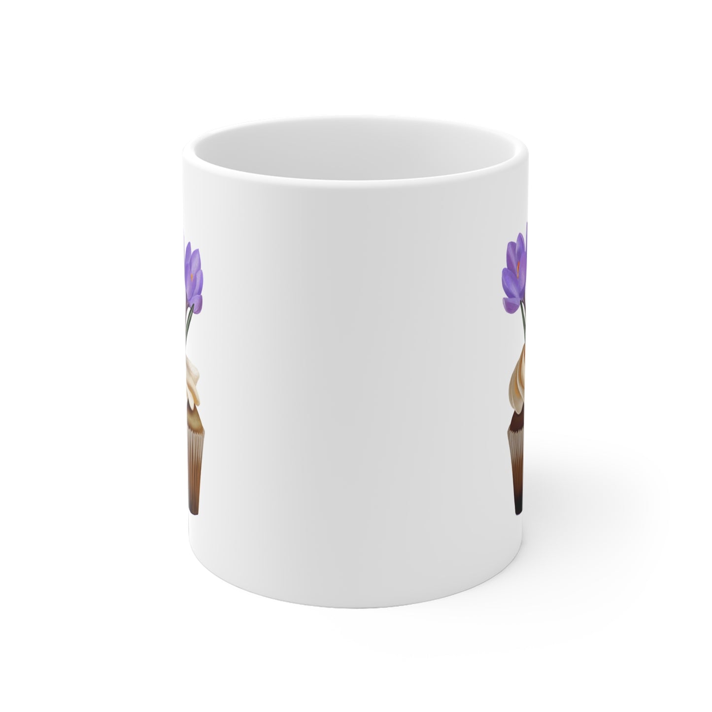 Crocus Cupcake Ceramic Mug