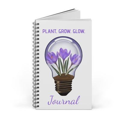 Crocus Lightbulb Spiral Journal
