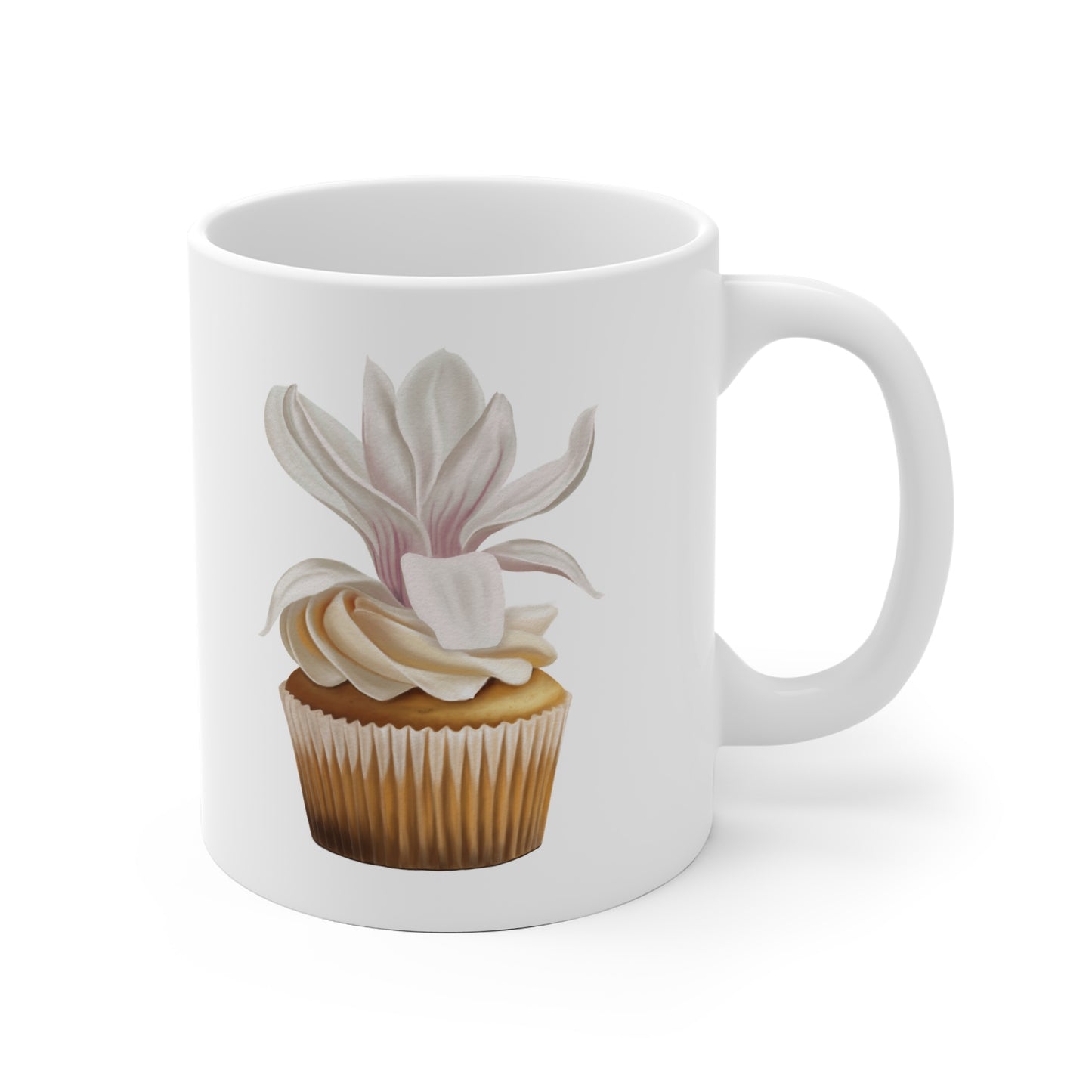 Magnolia Cupcake Ceramic Mug