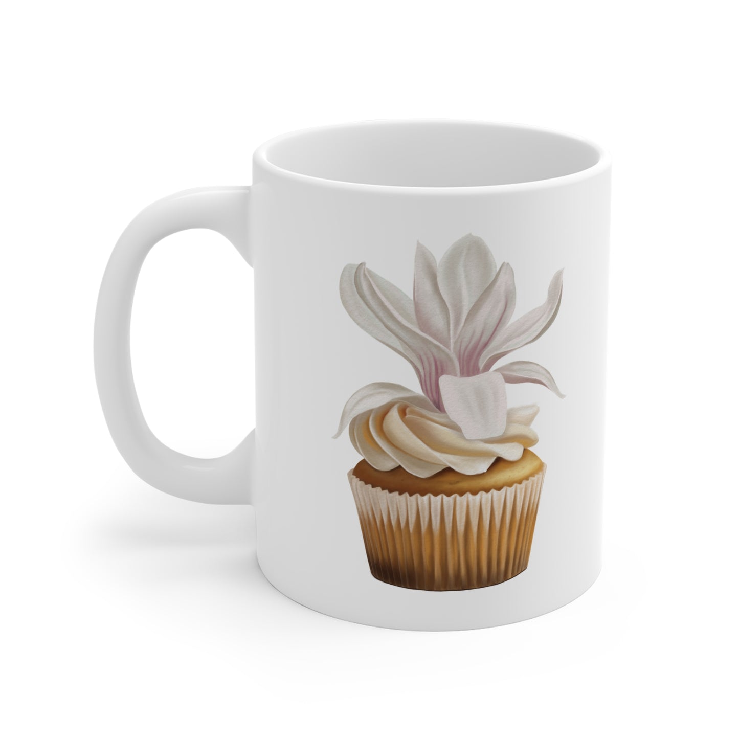 Magnolia Cupcake Ceramic Mug