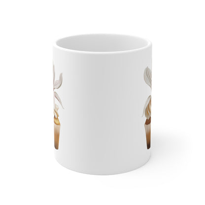 Magnolia Cupcake Ceramic Mug