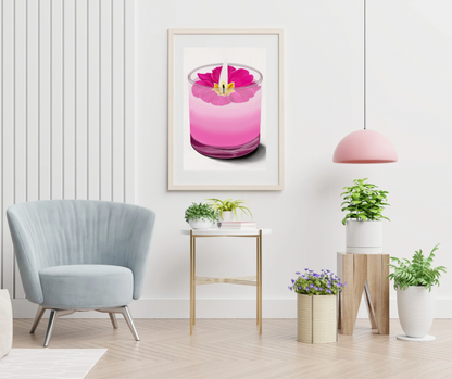 Primrose Candle Art Print