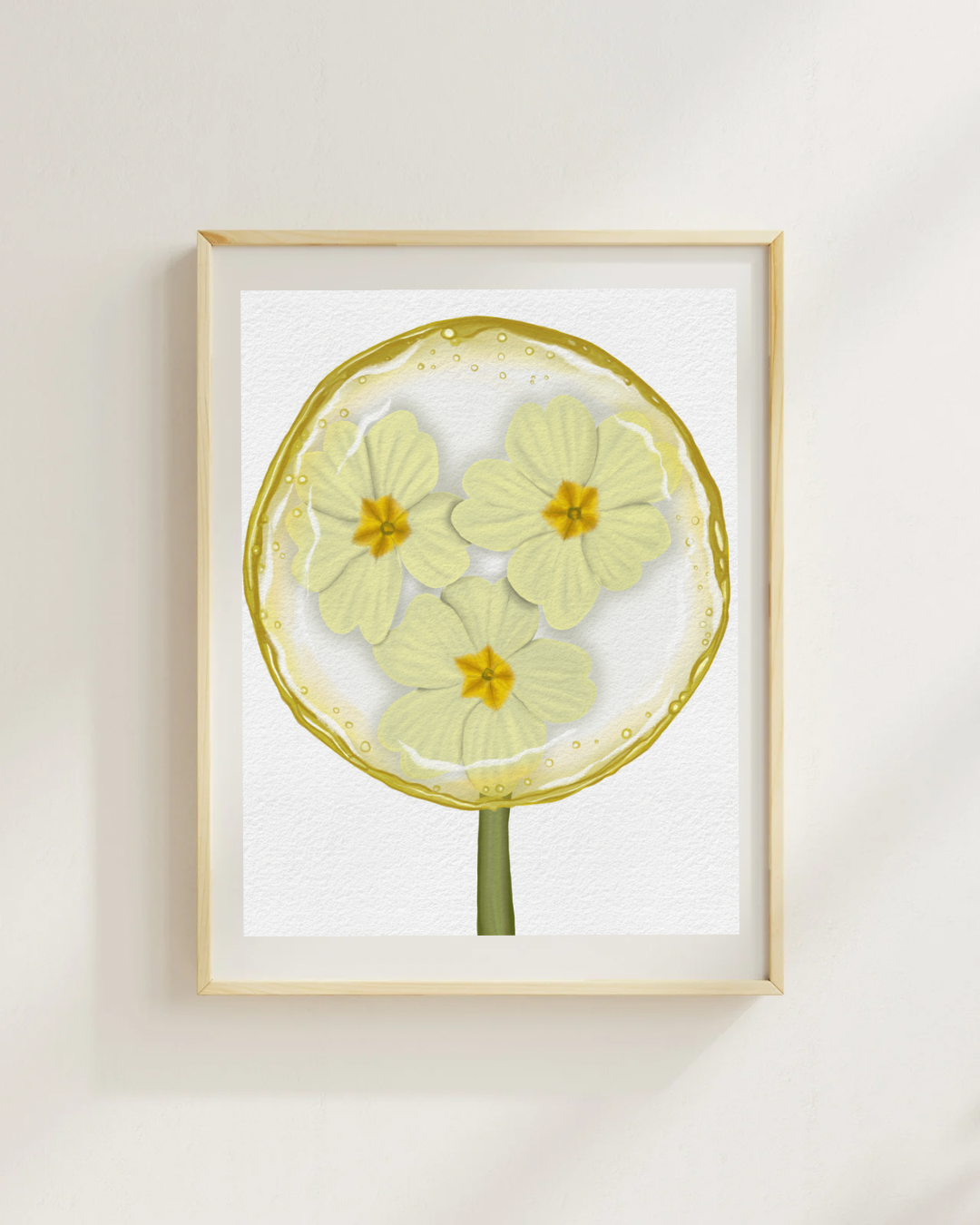 Primrose Lollipop Art Print
